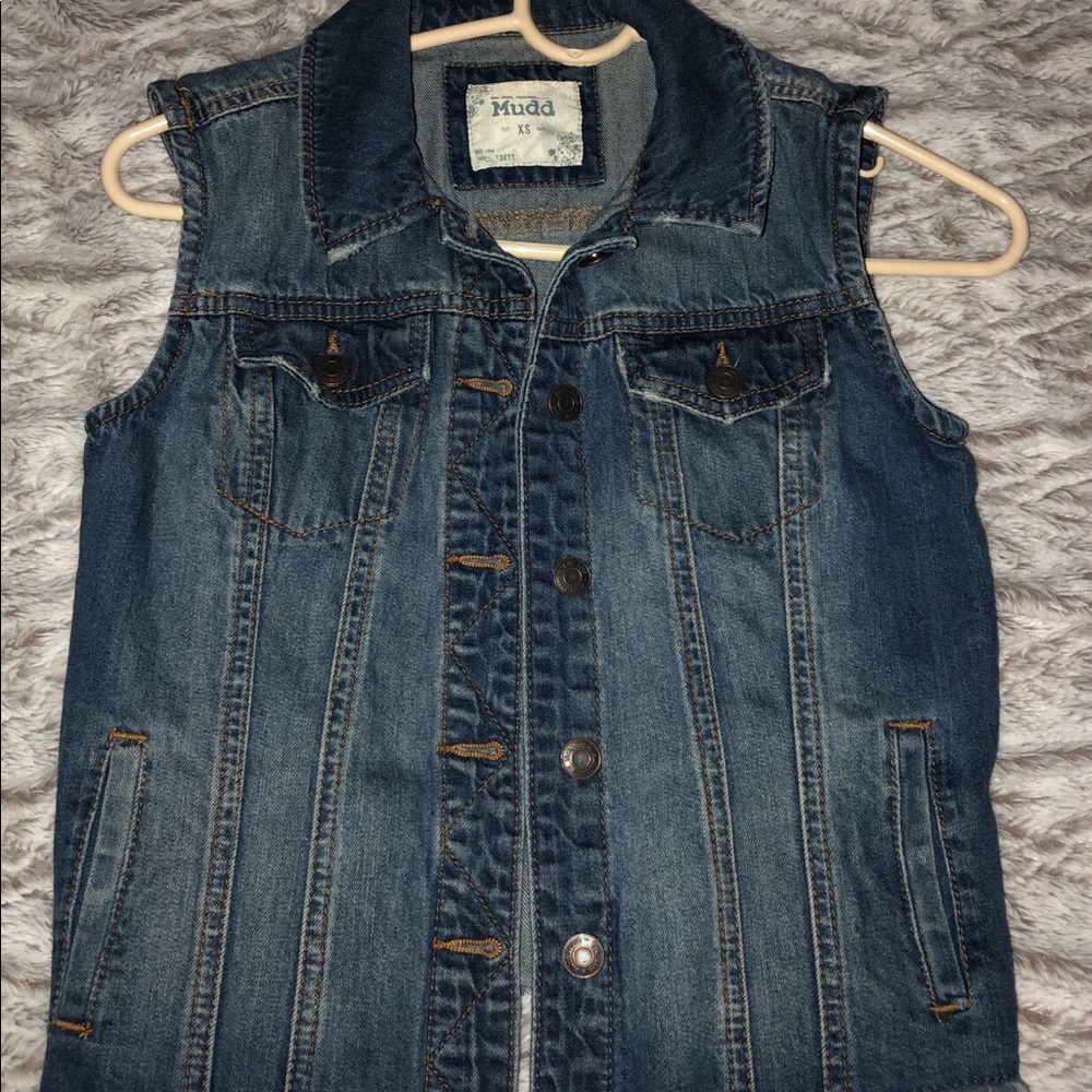 Jean jacket vest